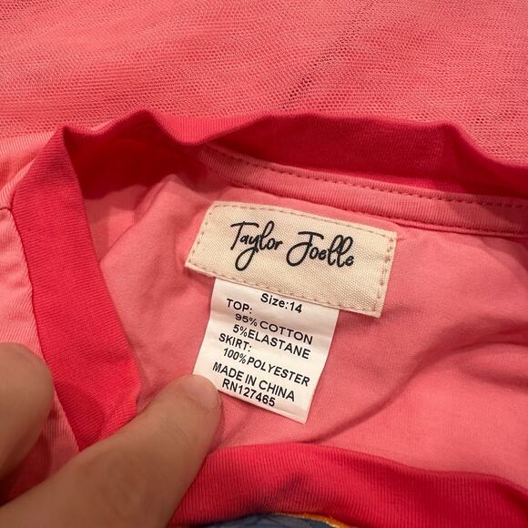 Taylor Joelle Pink Gaming Princess Peach Tulle Dress - Picture 10 of 10